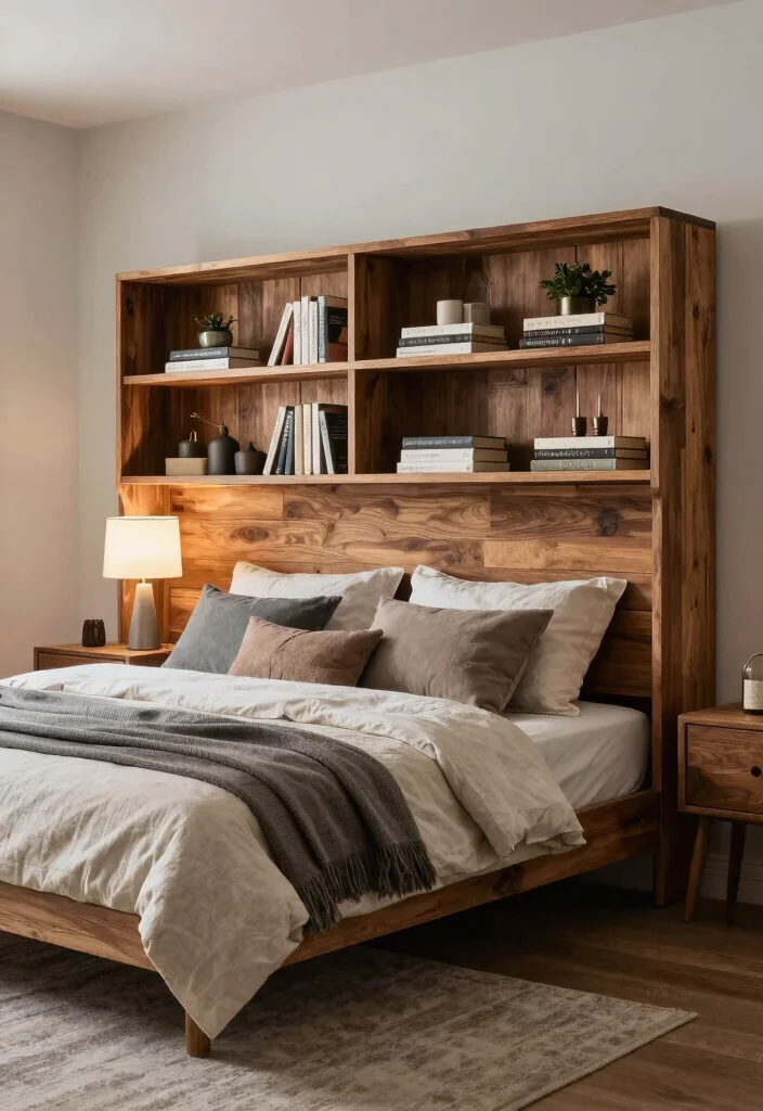 10 Bedroom Headboard Ideas That Feel Fresh and Elevated 59 10 Bedroom Headboard Ideas That Feel Fresh and Elevated 9. Multi Functional Storage Headboards 0