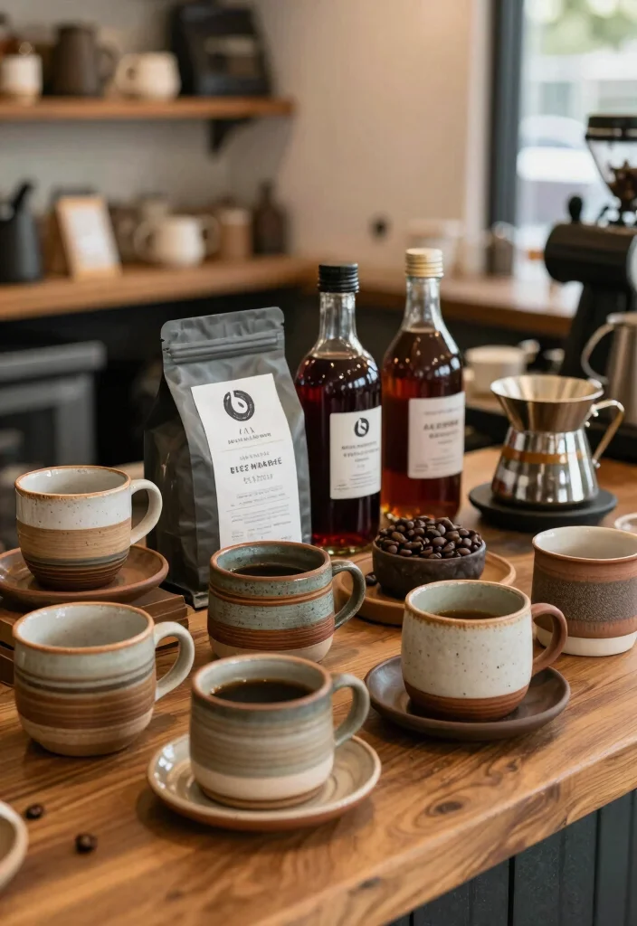 10 Boho Coffee Bar Ideas with Texture Plants and Personality 10. Incorporating Artisanal Touches 0