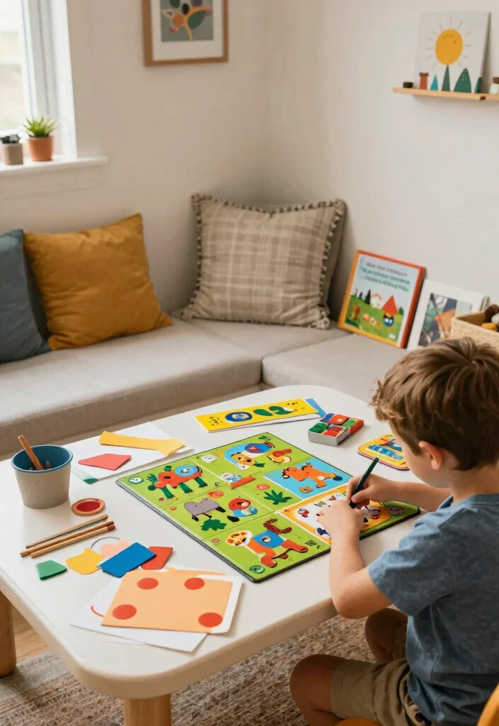 10 Boy Playroom Ideas with Energy and Smart Storage 10. Tech Free Play Space 0