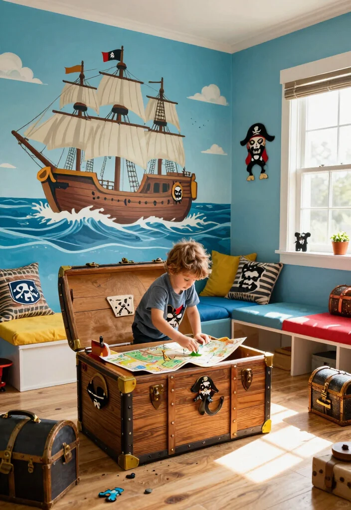 10 Boy Playroom Ideas with Energy and Smart Storage 3. Themed Adventure Zone 0