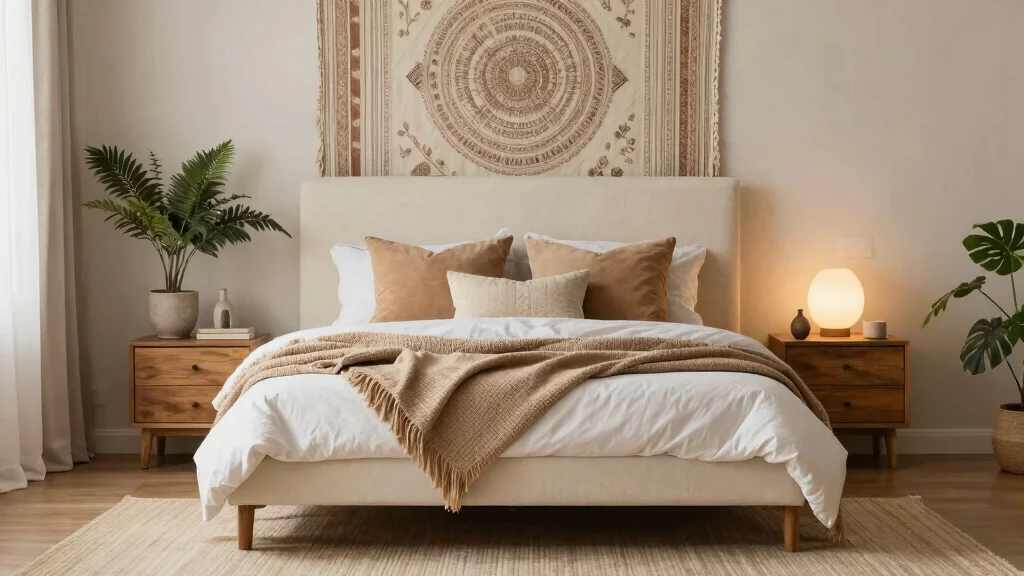 10 Cream Headboard Bedroom Ideas with Warm Layered Neutrals