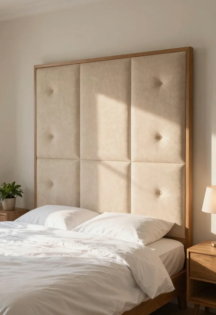 10 Fake Headboard Ideas That Instantly Add Character 1. Upholstered Wall Panels 0