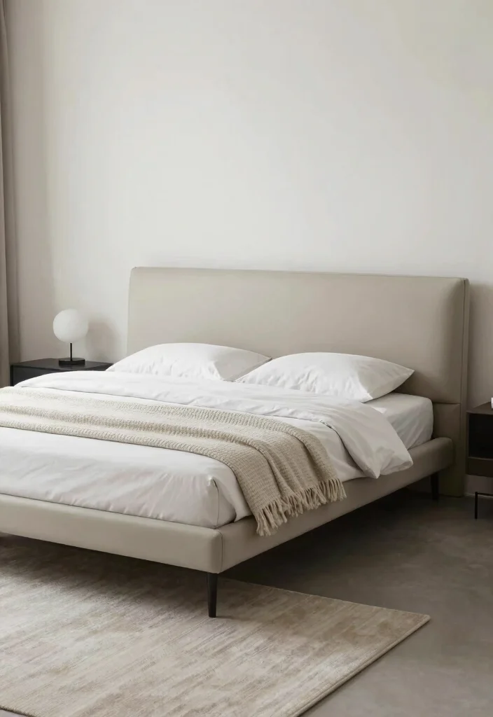 10 Headboard Ideas Bedroom Modern with Sharp Clean Lines 10. Platform Bed with Integrated Headboard 0