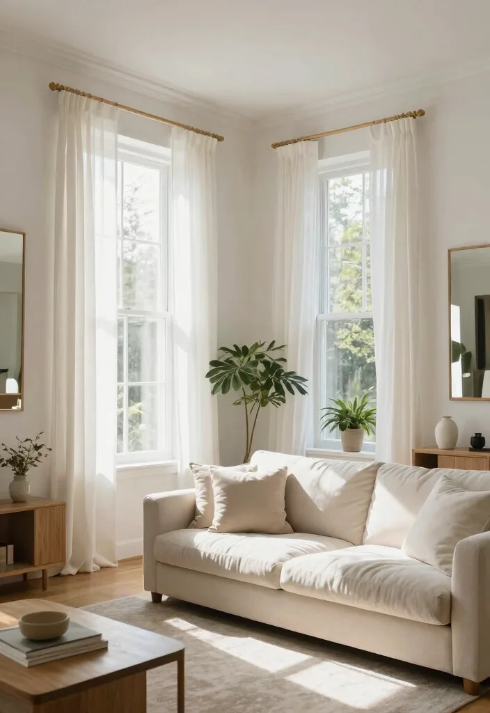 10 Living Room Light Ideas That Shift the Entire Mood 10. Natural Light Maximization for Inviting Spaces 0