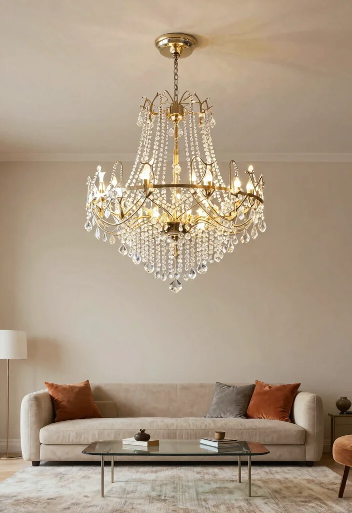 10 Living Room Light Ideas That Shift the Entire Mood 2. Statement Modern Light Fixtures 0