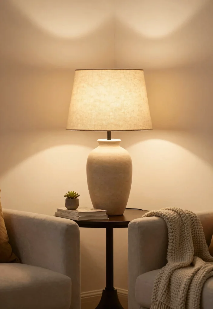 10 Living Room Light Ideas That Shift the Entire Mood 3. Stylish Table Lamps for Cozy Corners 0