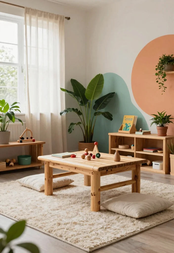 10 Playroom Design Ideas That Balance Fun and Function 1 10 Playroom Design Ideas That Balance Fun and Function 1. Eco Friendly Materials for a Sustainable Base 0
