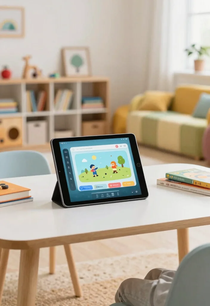 10 Playroom Design Ideas That Balance Fun and Function 60 10 Playroom Design Ideas That Balance Fun and Function 10. Incorporate Technology Mindfully 0