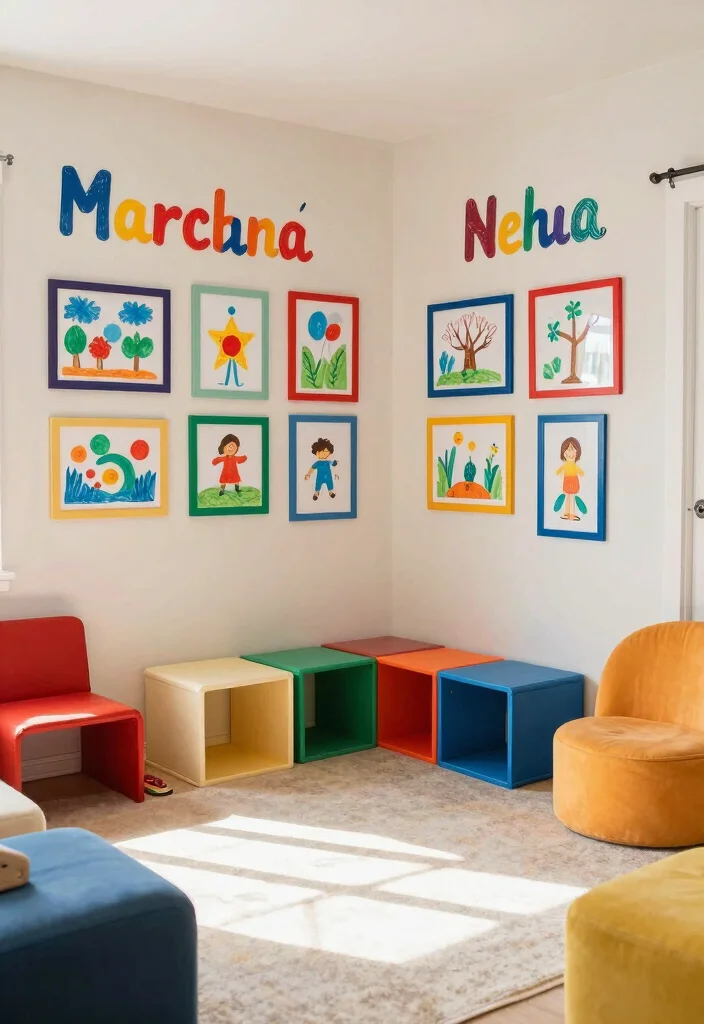 10 Playroom Design Ideas That Balance Fun and Function 49 10 Playroom Design Ideas That Balance Fun and Function 9. Personalized Touches to Celebrate Individuality 0