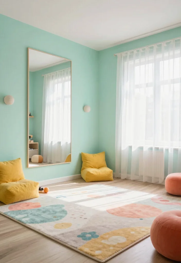 10 Playroom Ideas Small Space That Still Feel Open and Airy 3. Light and Bright Color Scheme 0