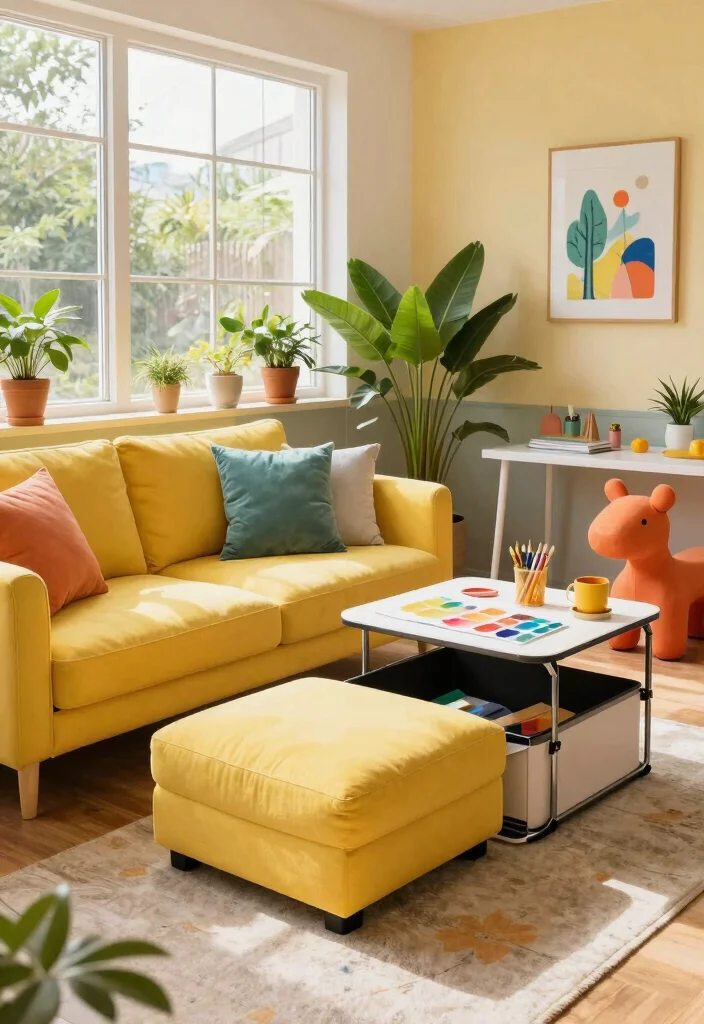 10 Sunroom Playroom Ideas with Bright Natural Energy 1 10 Sunroom Playroom Ideas with Bright Natural Energy 1. Bright Multi Functional Furniture 0