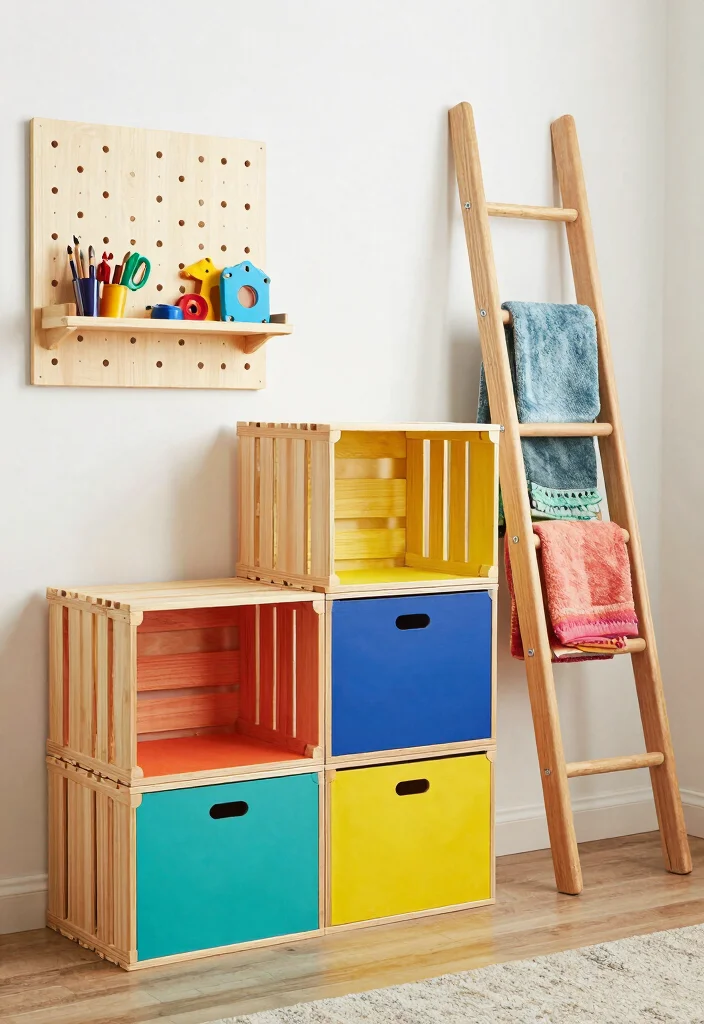 12 Basement Playroom Ideas That Don’t Feel Like a Basement 25 12 Basement Playroom Ideas That Dont Feel Like a Basement 5. DIY Storage Solutions 0