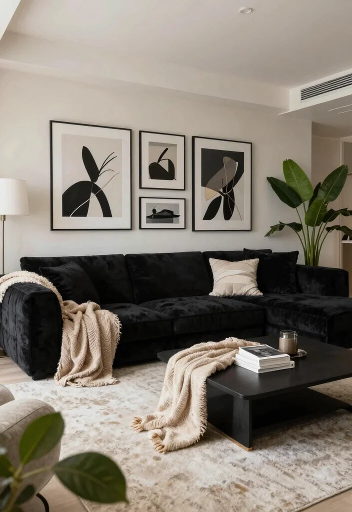 12 Black Sectional Living Room Ideas Decor That Feel Luxe Conclusion 0