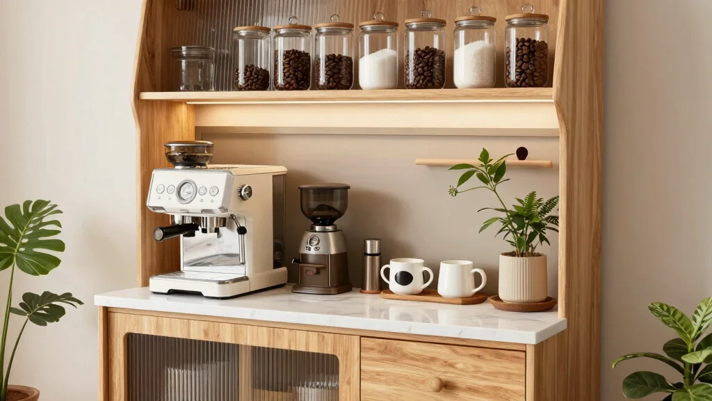 12 Coffee Bar Cabinet Ideas That Hide Clutter Beautifully