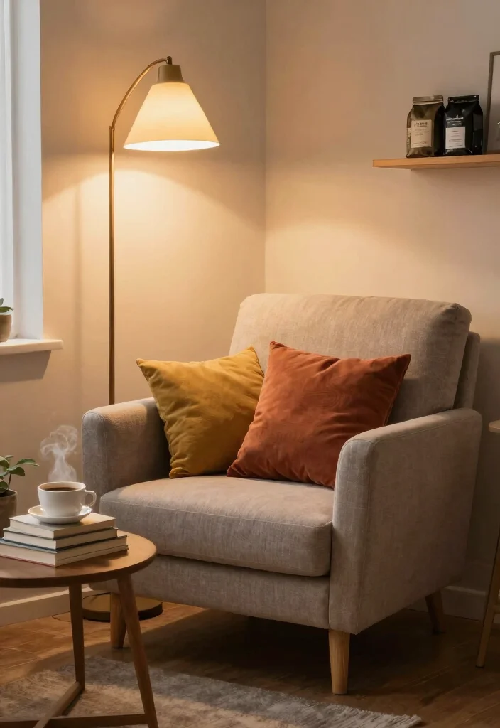 12 Coffee Bar Ideas Small Spaces That Feel Personal and Calm 27 12 Coffee Bar Ideas Small Spaces That Feel Personal and Calm 7. Cozy Corner Seat 0