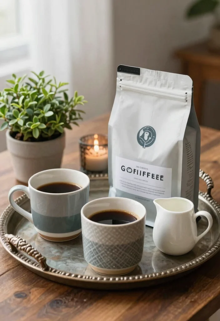 12 Coffee Bar Ideas for Small Spaces That Feel Surprisingly Luxe 50 12 Coffee Bar Ideas for Small Spaces That Feel Surprisingly Luxe 10. Artful Coffee Display on a Tray 0