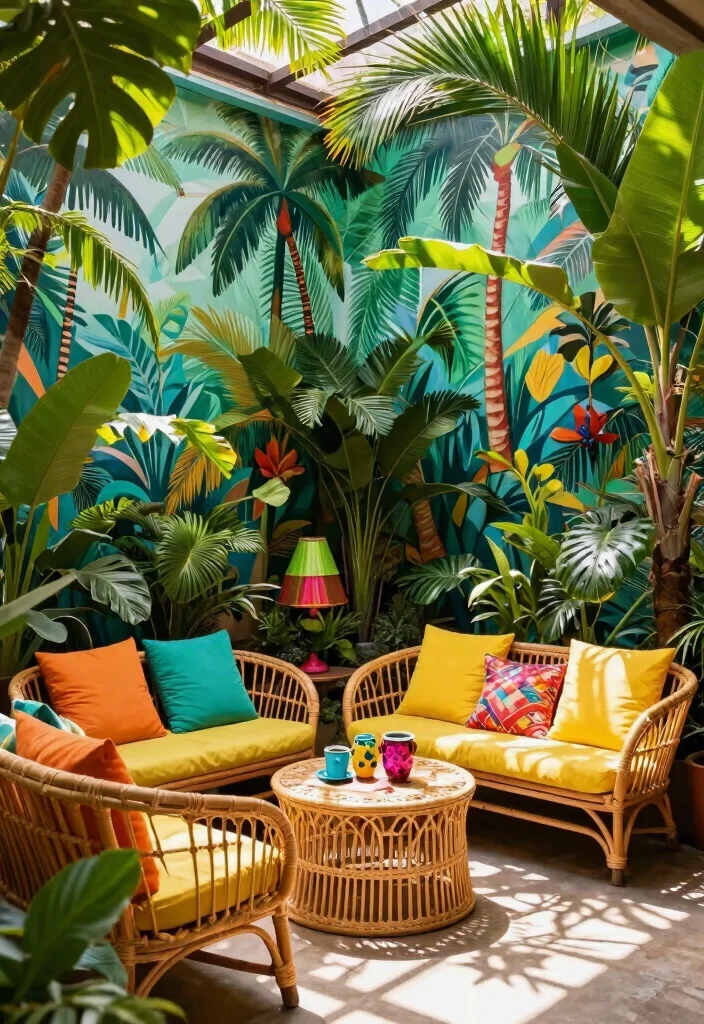 12 Corner Coffee Bar Ideas That Transform Dead Space Beautifully 41 12 Corner Coffee Bar Ideas That Transform Dead Space Beautifully 11. Tropical Coffee Oasis 0