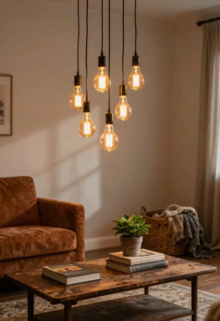 12 Cozy Living Room Lighting Ideas That Glow at Night 2 12 Cozy Living Room Lighting Ideas That Glow at Night 2. Vintage Edison Bulbs 0