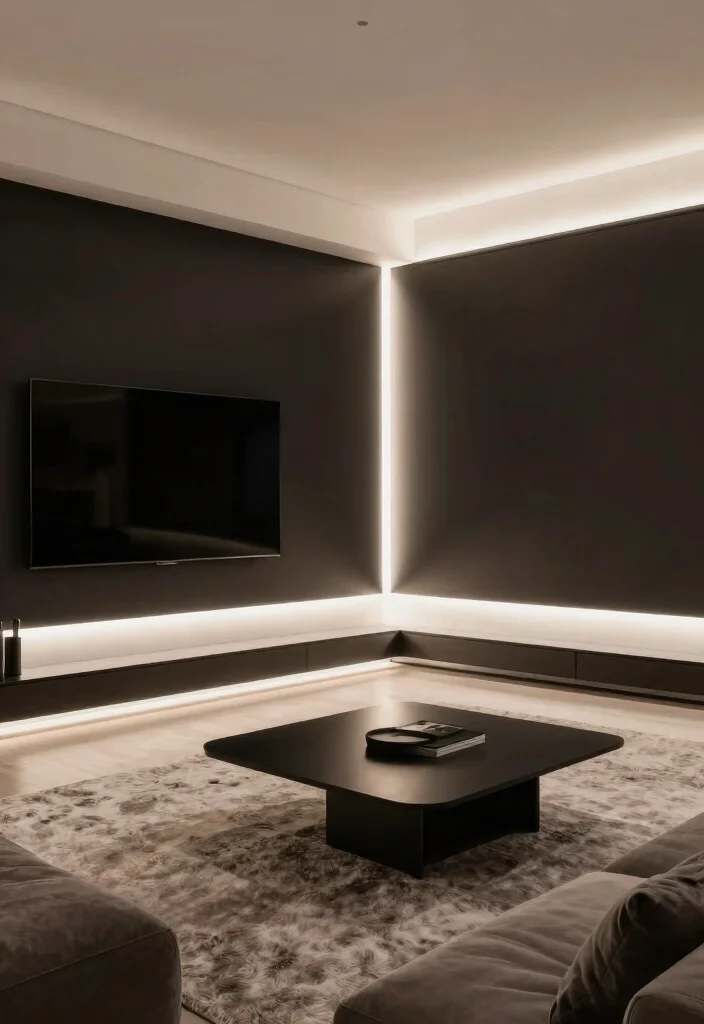 12 Cozy Living Room Lighting Ideas That Glow at Night 3 12 Cozy Living Room Lighting Ideas That Glow at Night 3. LED Strip Lights 0