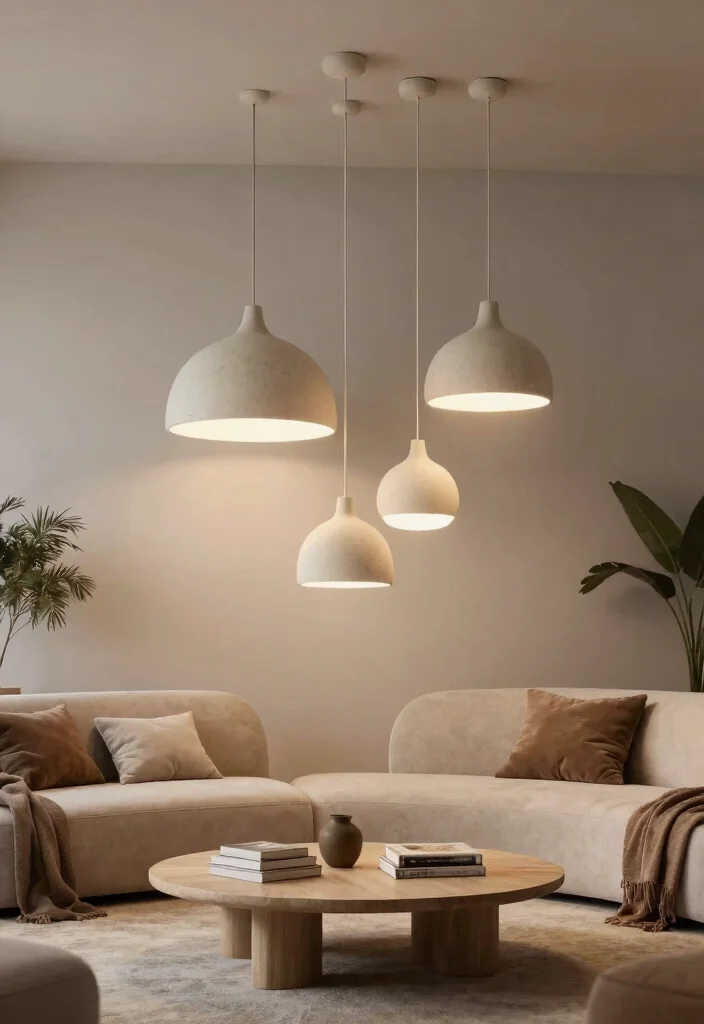 12 Cozy Living Room Lighting Ideas That Glow at Night 5 12 Cozy Living Room Lighting Ideas That Glow at Night 5. Soft Pendant Lighting 0