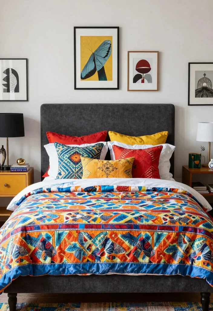 12 Dark Grey Headboard Bedroom Ideas That Feel Hotel Inspired 11. Eclectic Mix 0