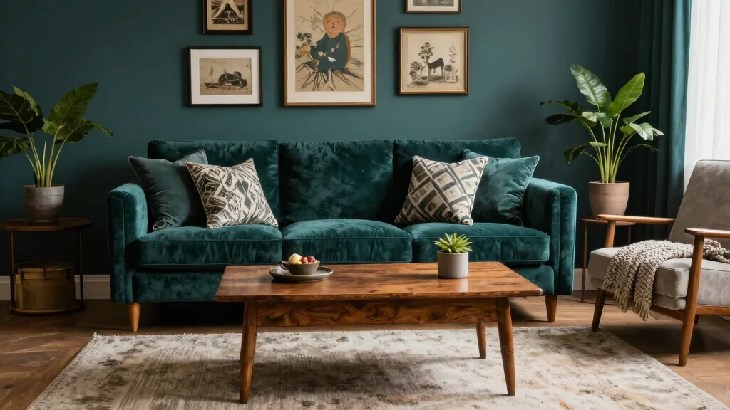 12 Dark Teal Living Room Ideas That Feel Rich and Cozy