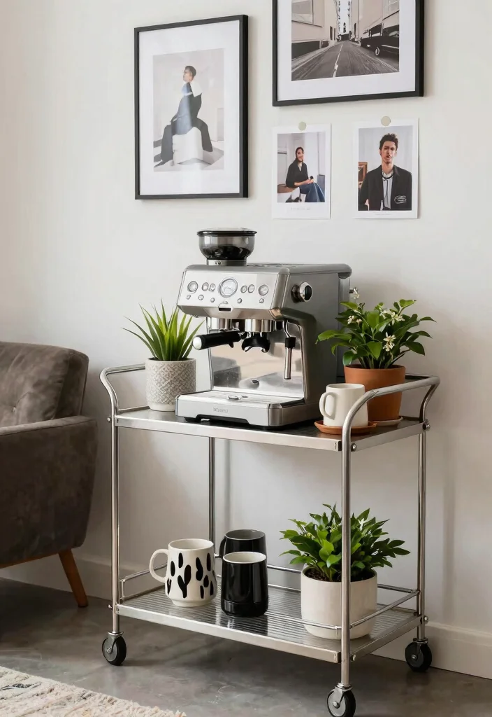 12 Elegant Coffee Bar Ideas That Look Effortlessly Expensive 37 12 Elegant Coffee Bar Ideas That Look Effortlessly Expensive 7. Urban Chic 0