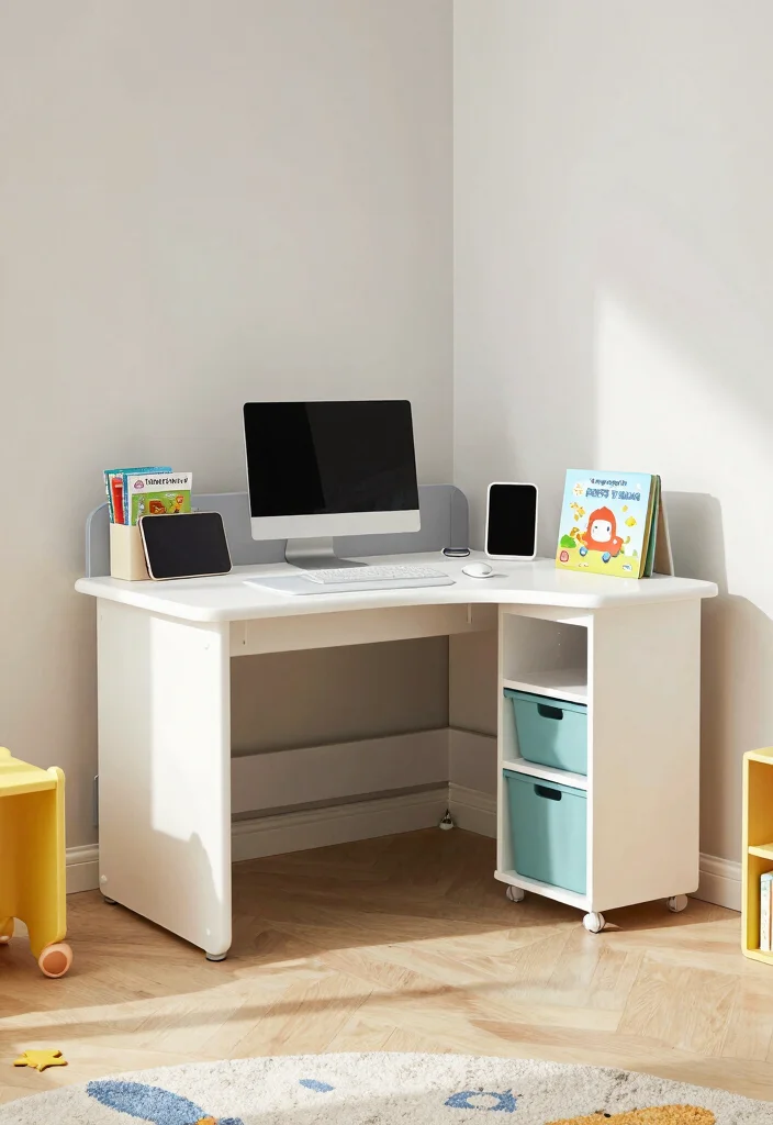 12 Kids Playroom Ideas Small Space That Still Feel Big 12. Incorporating Technology Wisely 0