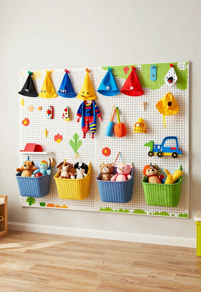 12 Kids Playroom Ideas Small Space That Still Feel Big 2. Creative Wall Storage Solutions 0