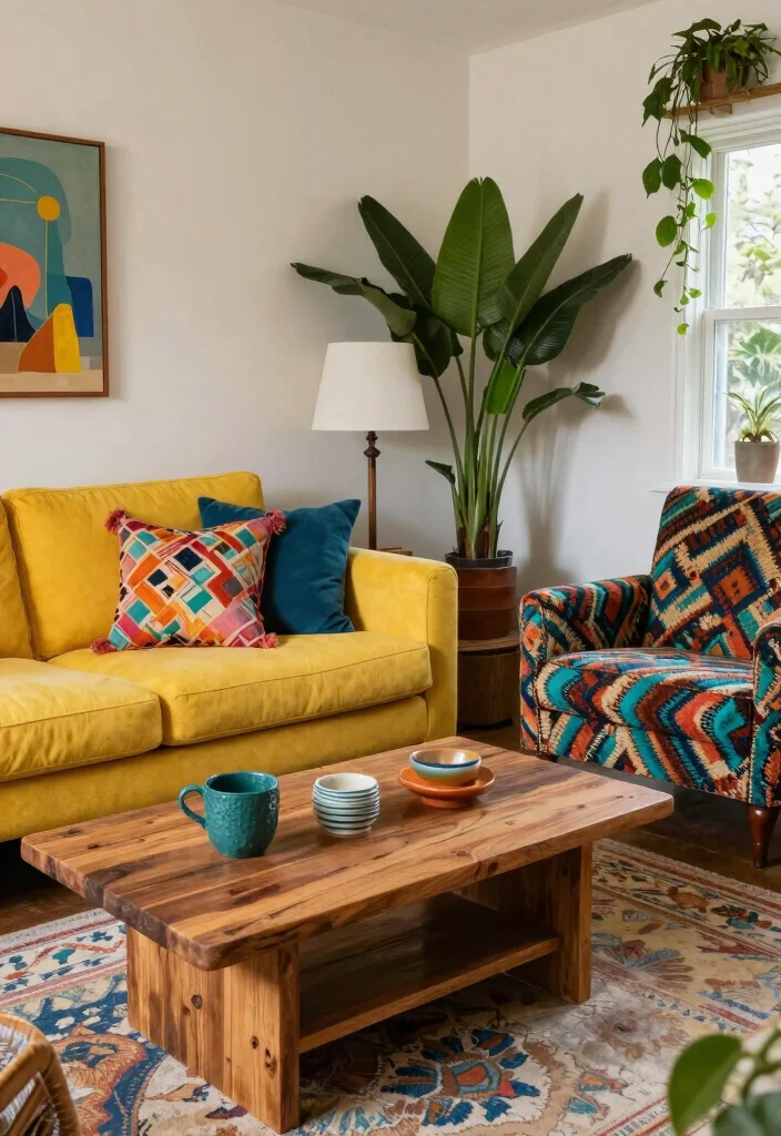 12 Living Room Ideas Colorful Yet Surprisingly Cohesive 2. Colorful Furniture Trends 0