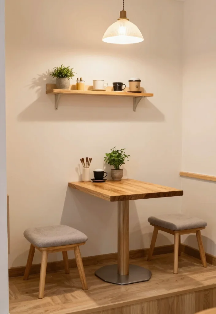 12 Mini Coffee Bar Ideas That Fit Anywhere Without Looking Cramped 4. Under Stair Coffee Corner 0