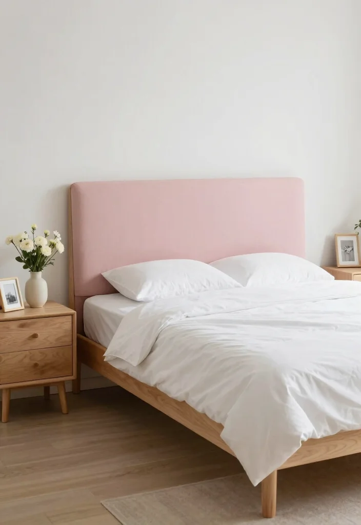 12 Pink Headboard Bedroom Ideas That Feel Playful but Chic 36 12 Pink Headboard Bedroom Ideas That Feel Playful but Chic 6. Minimalist Pastel Pink 0