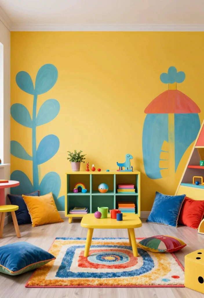 12 Playroom Decorating Ideas That Feel Personal and Lived In 6. Use Fun Color Palettes 0