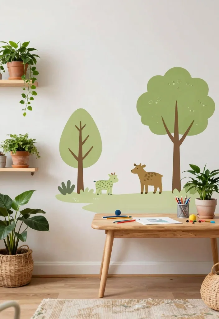 12 Playroom Decorating Ideas That Feel Personal and Lived In 8. Incorporate Nature Elements 0