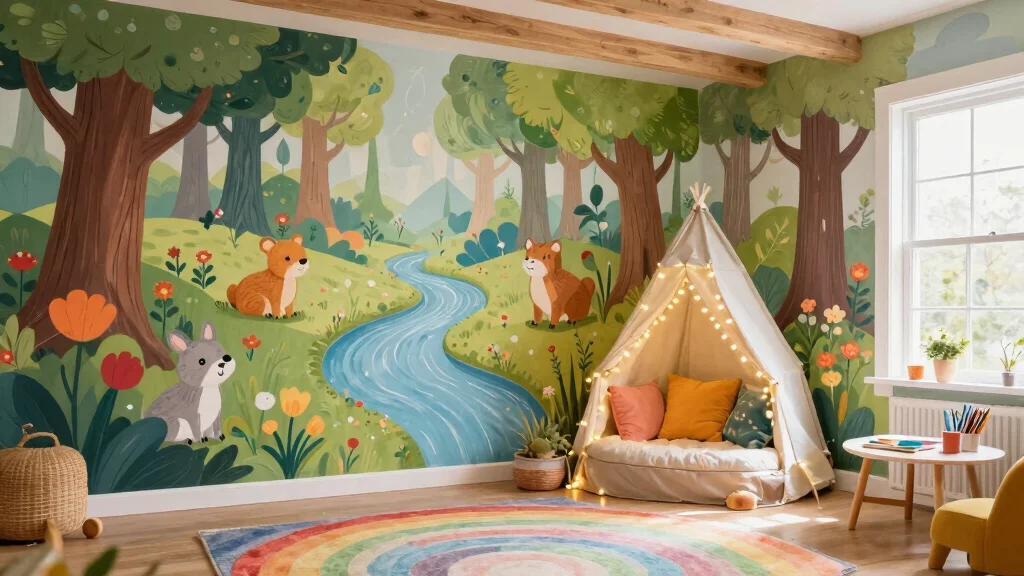 12 Playroom Mural Ideas That Make Walls Magical