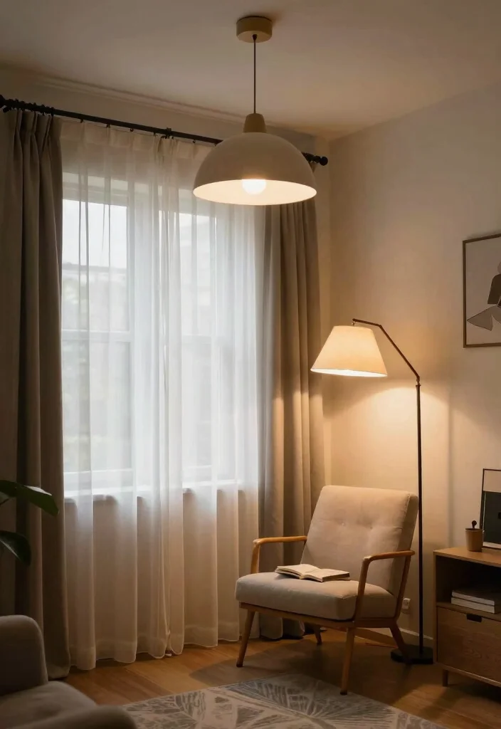 12 Tiny House Living Room Ideas That Feel Smart and Open 5. Smart Lighting Solutions 0