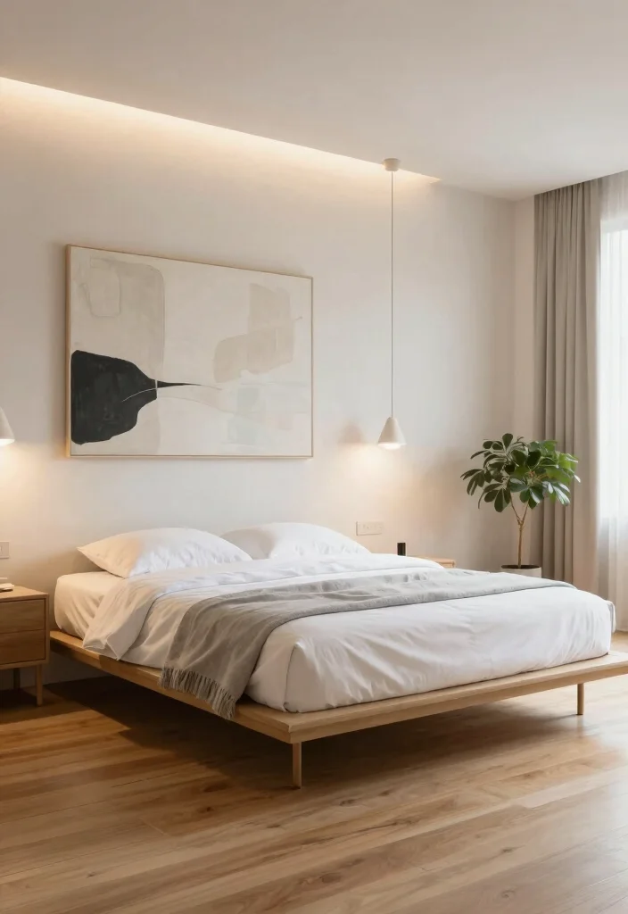 14 Bed With No Headboard Ideas That Feel Calm and Balanced 12 14 Bed With No Headboard Ideas That Feel Calm and Balanced 2. Floating Bed Frame 0