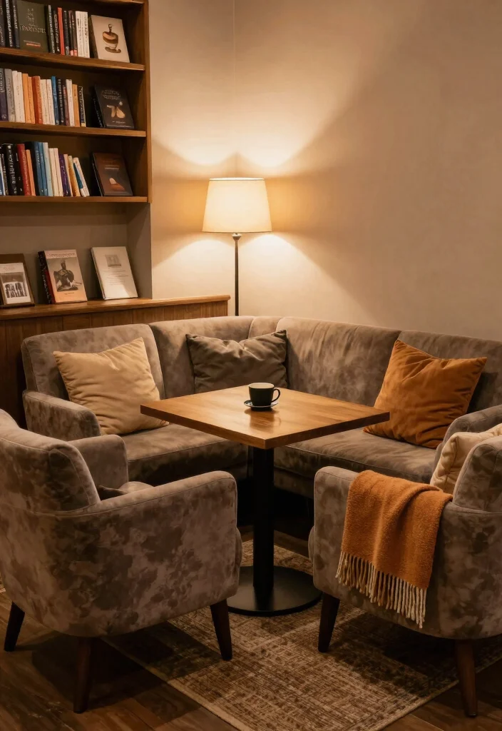 14 Church Coffee Bar Ideas That Feel Welcoming and Warm 23 14 Church Coffee Bar Ideas That Feel Welcoming and Warm 3. Cozy Corner with Comfy Seating 0