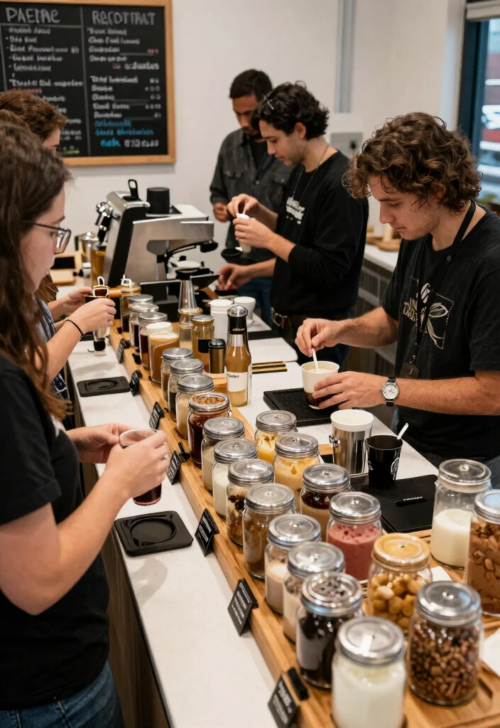 14 Church Coffee Bar Ideas That Feel Welcoming and Warm 37 14 Church Coffee Bar Ideas That Feel Welcoming and Warm 7. Interactive Coffee Stations 0