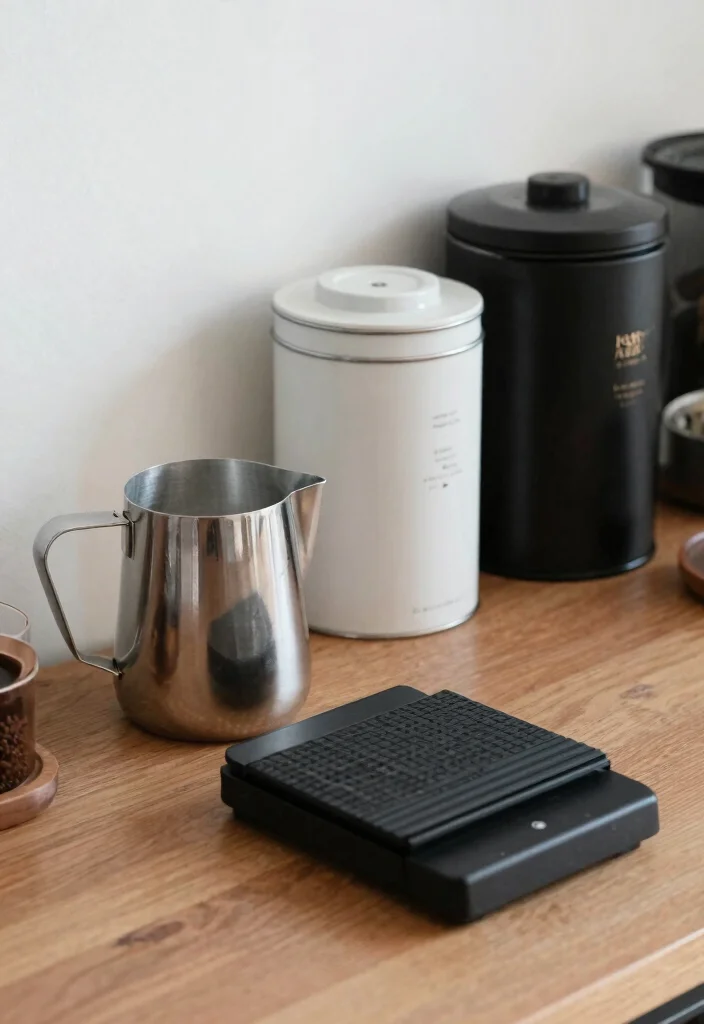 14 Coffee Bar Countertop Ideas That Elevate Daily Routines 10. Functional Coffee Accessories 0