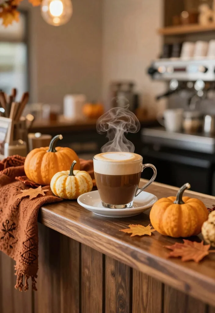 14 Coffee Bar Countertop Ideas That Elevate Daily Routines 12. Seasonal Decorations 0