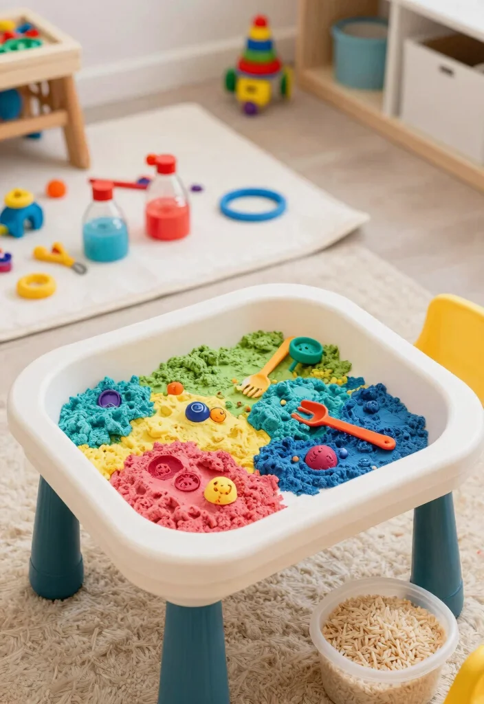 14 Colorful Playroom Ideas That Feel Joyful Not Loud 10. Sensory Play Zones 0