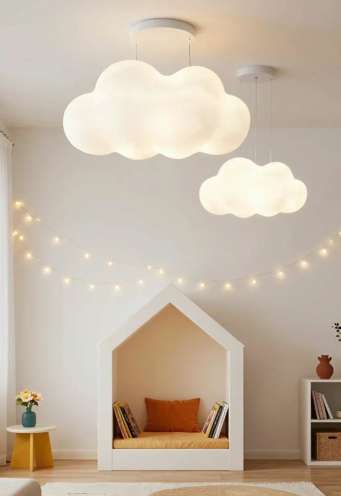 14 Colorful Playroom Ideas That Feel Joyful Not Loud 12. Bright Lighting Options 0