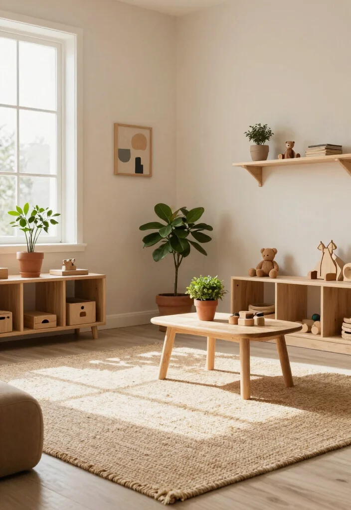 14 Colorful Playroom Ideas That Feel Joyful Not Loud 3. Natural Elements 0