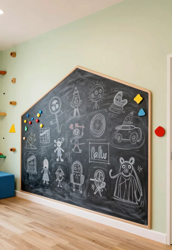 14 Colorful Playroom Ideas That Feel Joyful Not Loud 6. Interactive Wall Features 0
