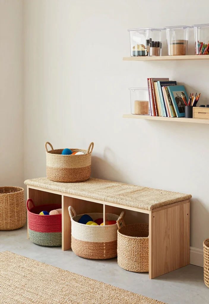14 Cool Playroom Ideas Kids Will Actually Use Daily 2. Creative Storage Solutions 0