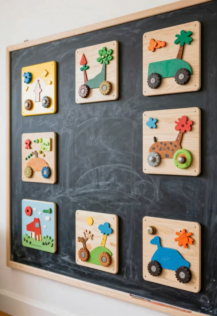 14 Cool Playroom Ideas Kids Will Actually Use Daily 9. Activity Walls 0