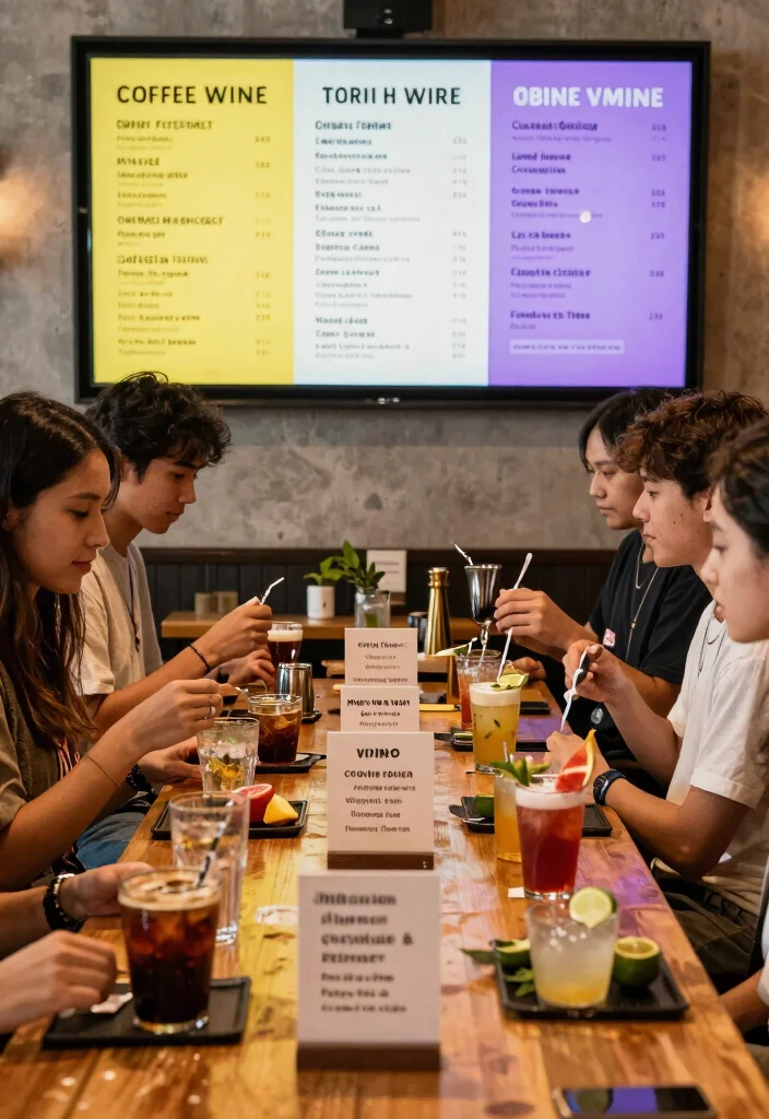 14 Cozy Coffee Wine Bar Ideas for Slow Evenings at Home 54 14 Cozy Coffee Wine Bar Ideas for Slow Evenings at Home 14. Interactive Drink Menu 0