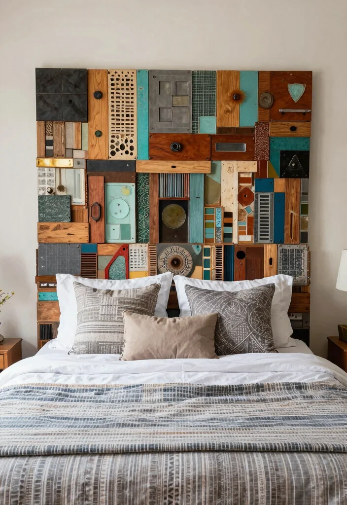 14 Headboard Alternative Ideas That Break Traditional Rules 64 14 Headboard Alternative Ideas That Break Traditional Rules 14. Recycled Materials 0