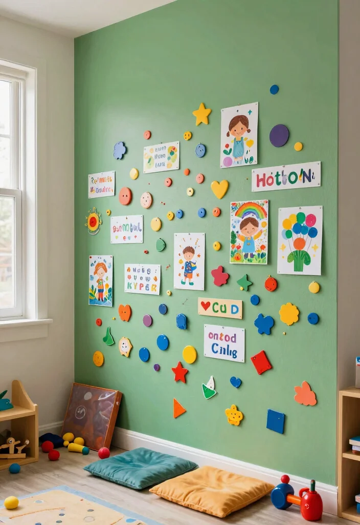 14 Playroom Wall Ideas That Turn Walls Into Imagination Zones 11. Magnetic Wall Paint 0